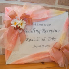 装飾のみプラン　ウェルカムボード